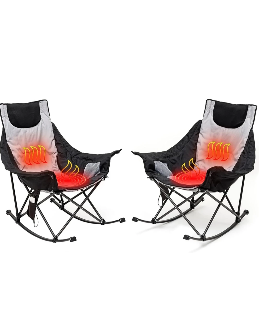 SunnyFeel Rocking Camping Chair with Heating