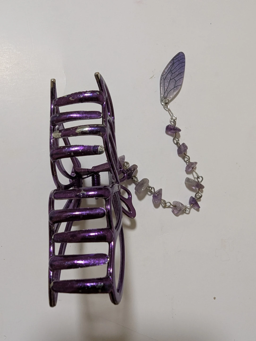 Purple Butterfly Claw Clip - photo 2