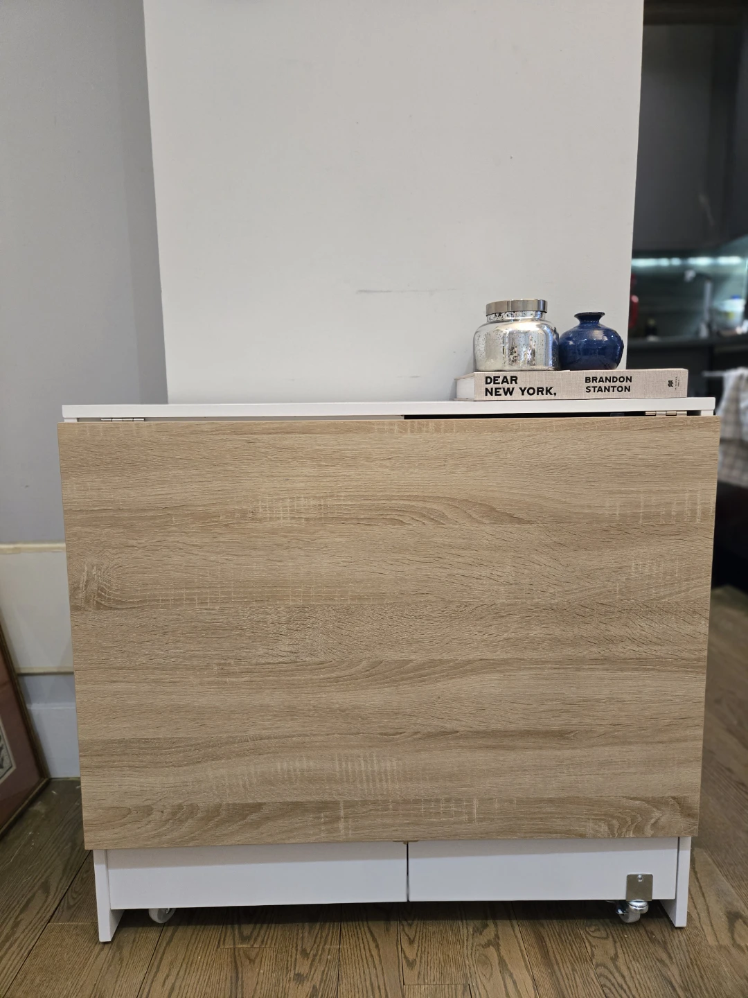MOVE OUT SALE: Folding Dining Table with Storage