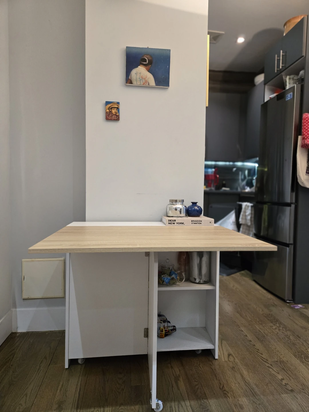 MOVE OUT SALE: Folding Dining Table with Storage - photo 2