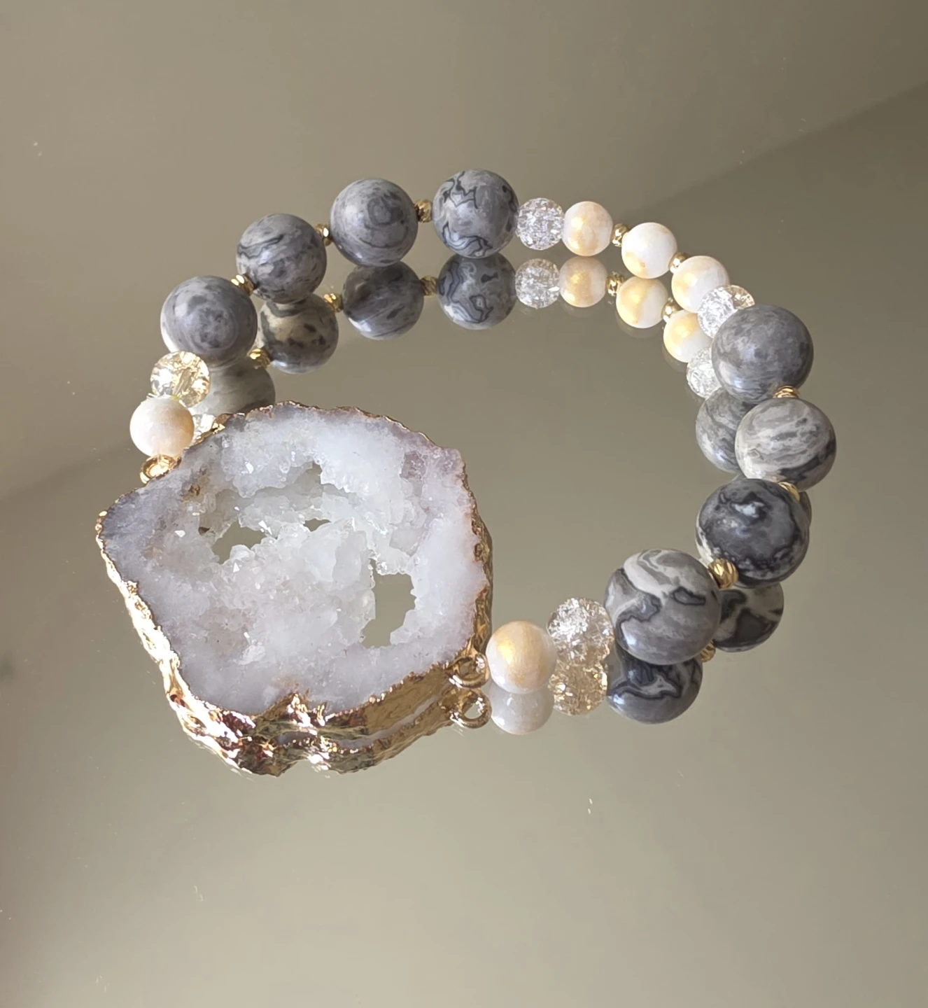 One-of-a-Kind Agate Bracelet | Handmade Jewelry - photo 2