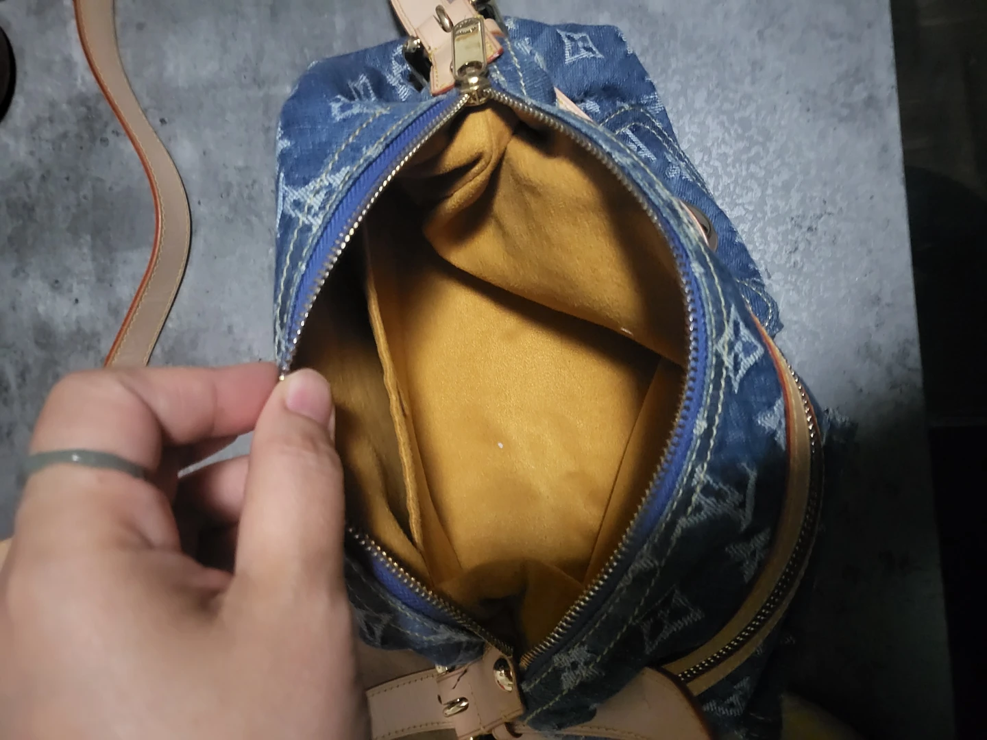 Louis Vuitton Denim Monogram Shoulder Bag - photo 5