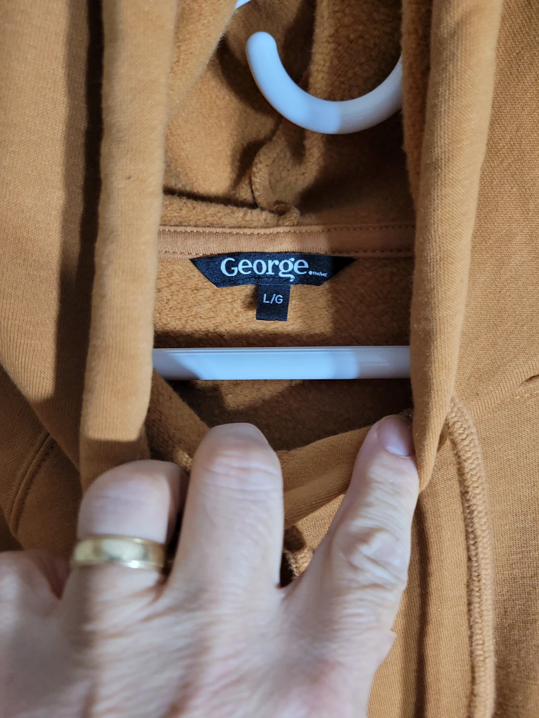 George Hooded Sweatshirt - Orange - L/G - photo 4