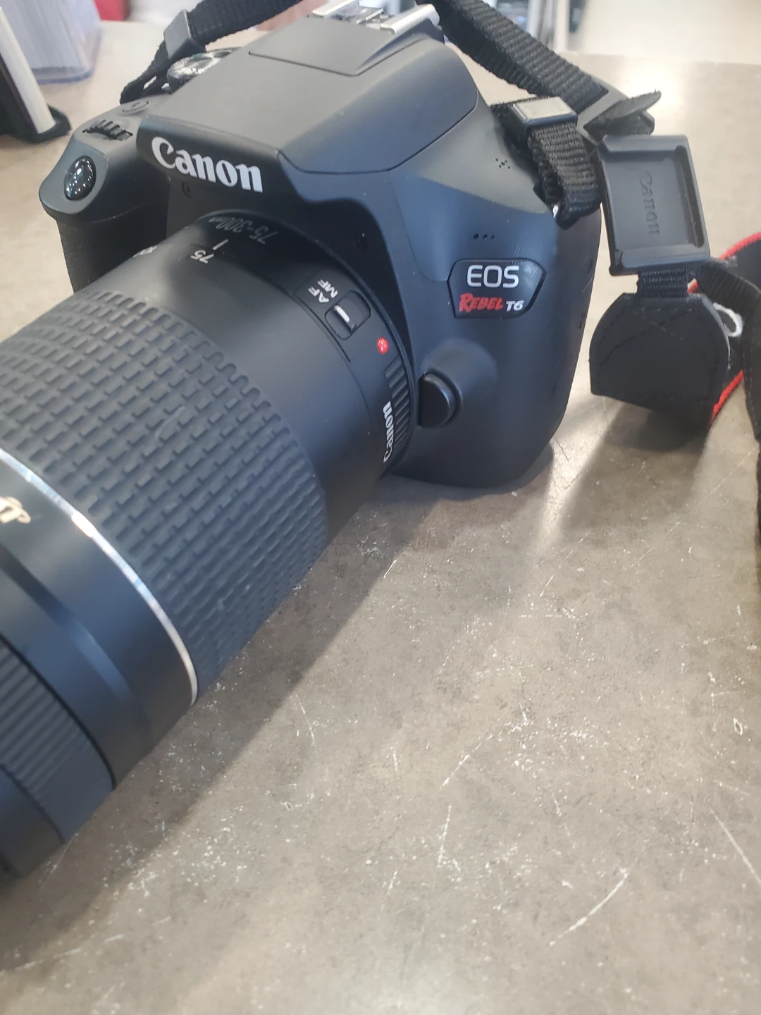 Canon EOS Rebel T6 DSLR Camera with EF 75-300mm Lens - photo 2