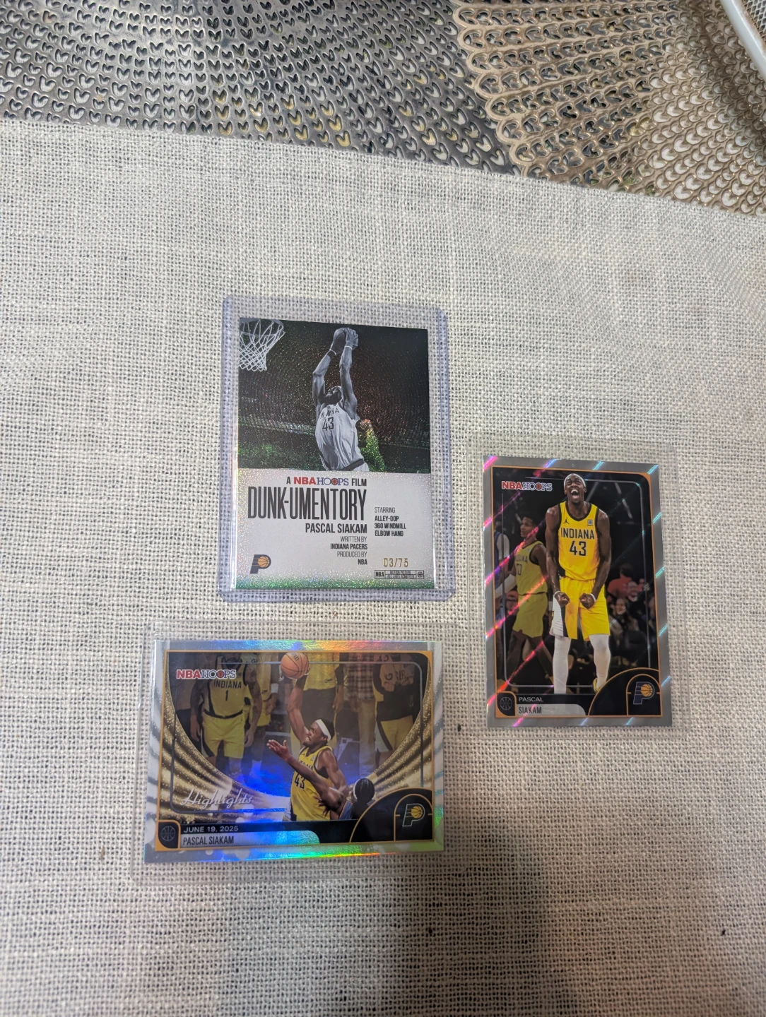 Pascal Siakam NBA Hoops Basketball Cards ⚽