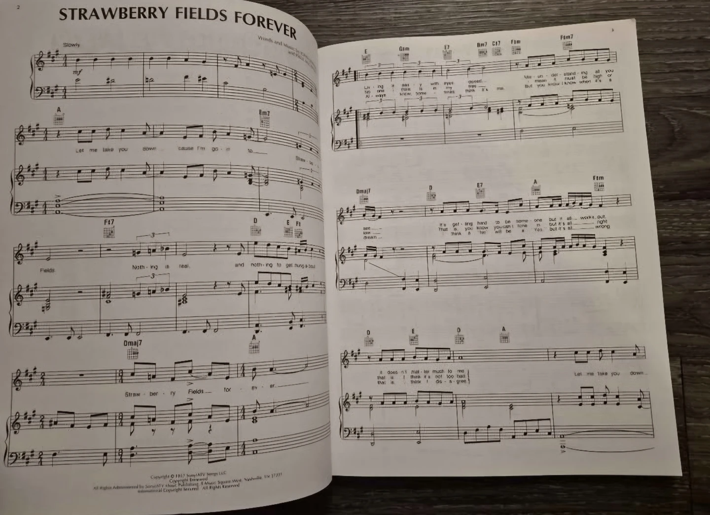 The Beatles / 1967-1970 Piano Vocal Guitar Sheet Music - photo 3