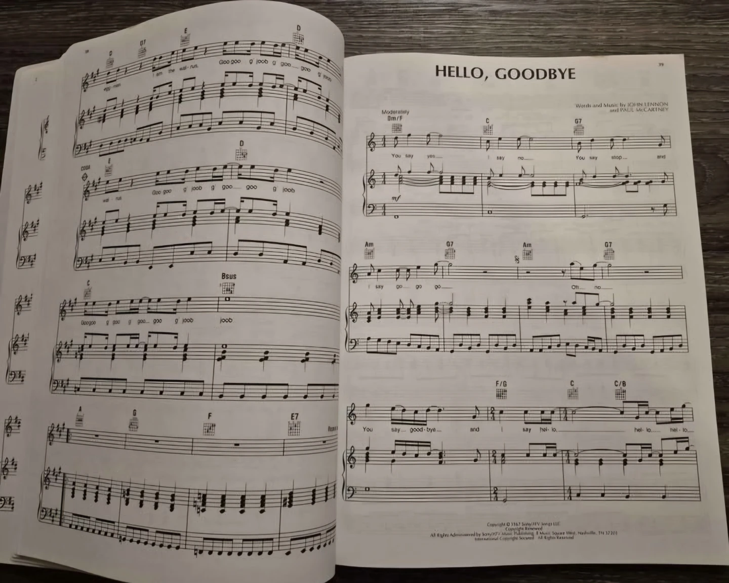 The Beatles / 1967-1970 Piano Vocal Guitar Sheet Music - photo 5