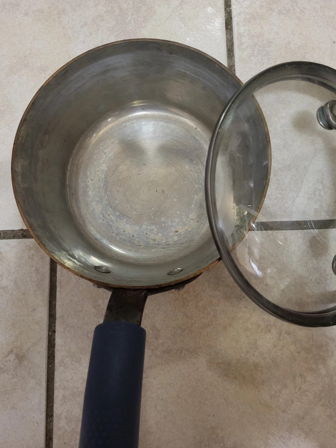 Copper Saucepan with Lid ⚽️ - photo 2