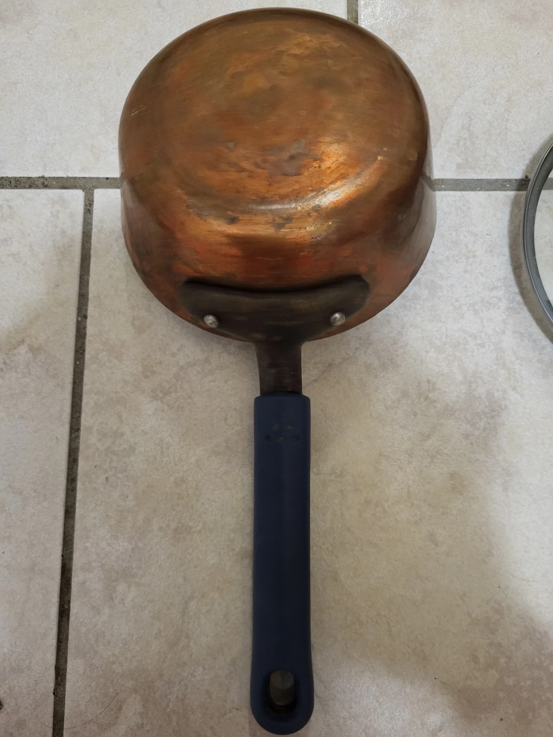 Copper Saucepan with Lid ⚽️ - photo 3