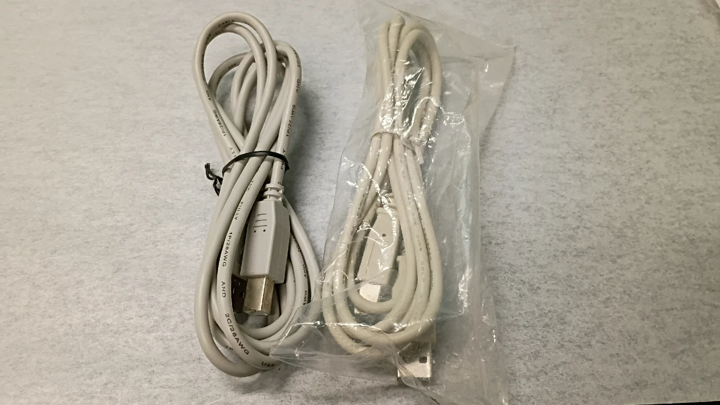 USB A to B Cables (2 Pack)