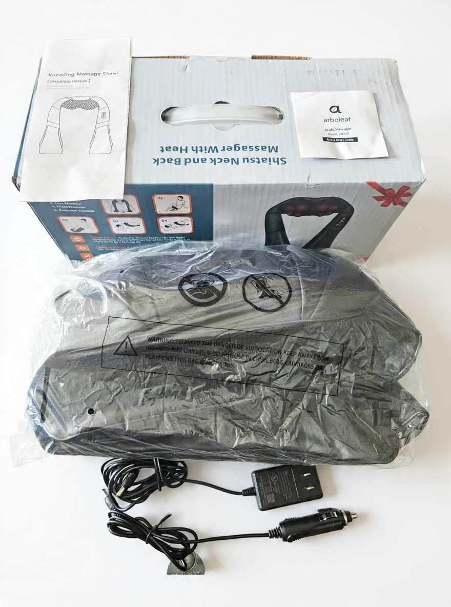 Shiatsu Neck and Shoulder Massager with Heat - photo 2