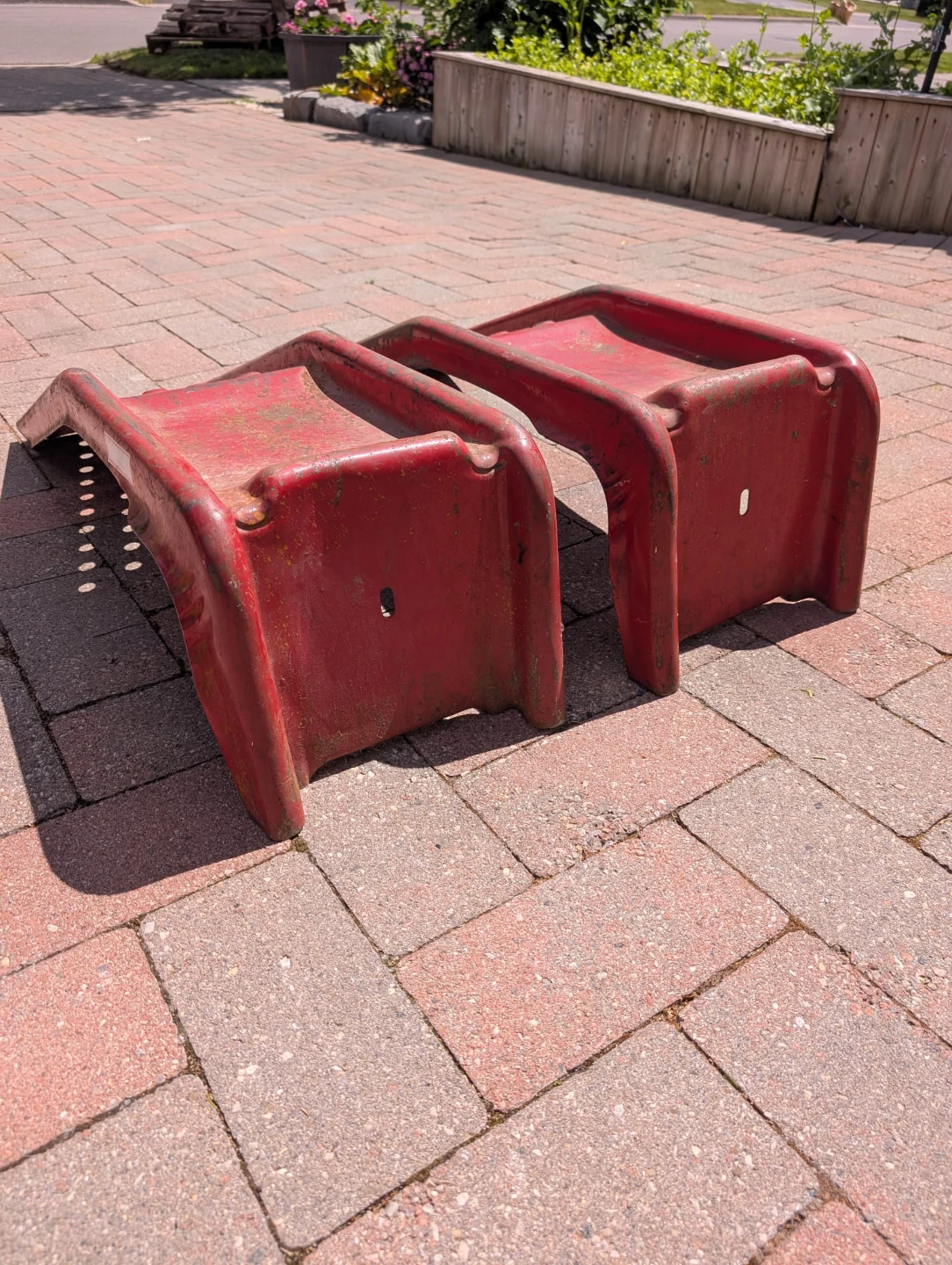Red Metal Car Ramps (Pair) - photo 5