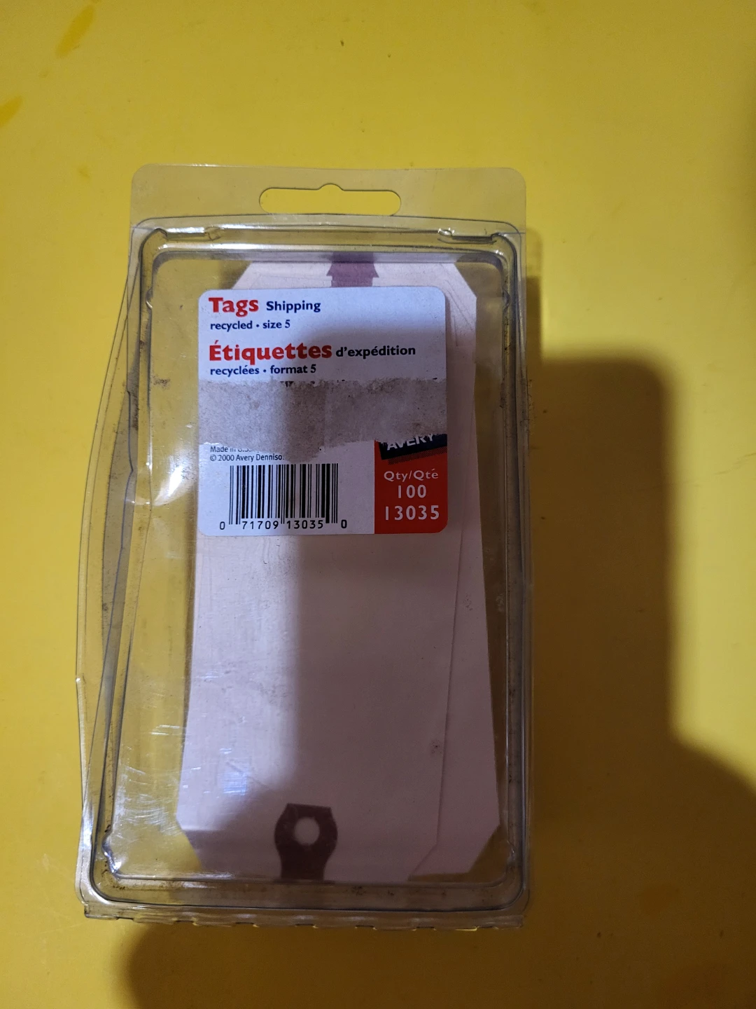 Avery Shipping/ Garage Tags, Size 5- Tools
