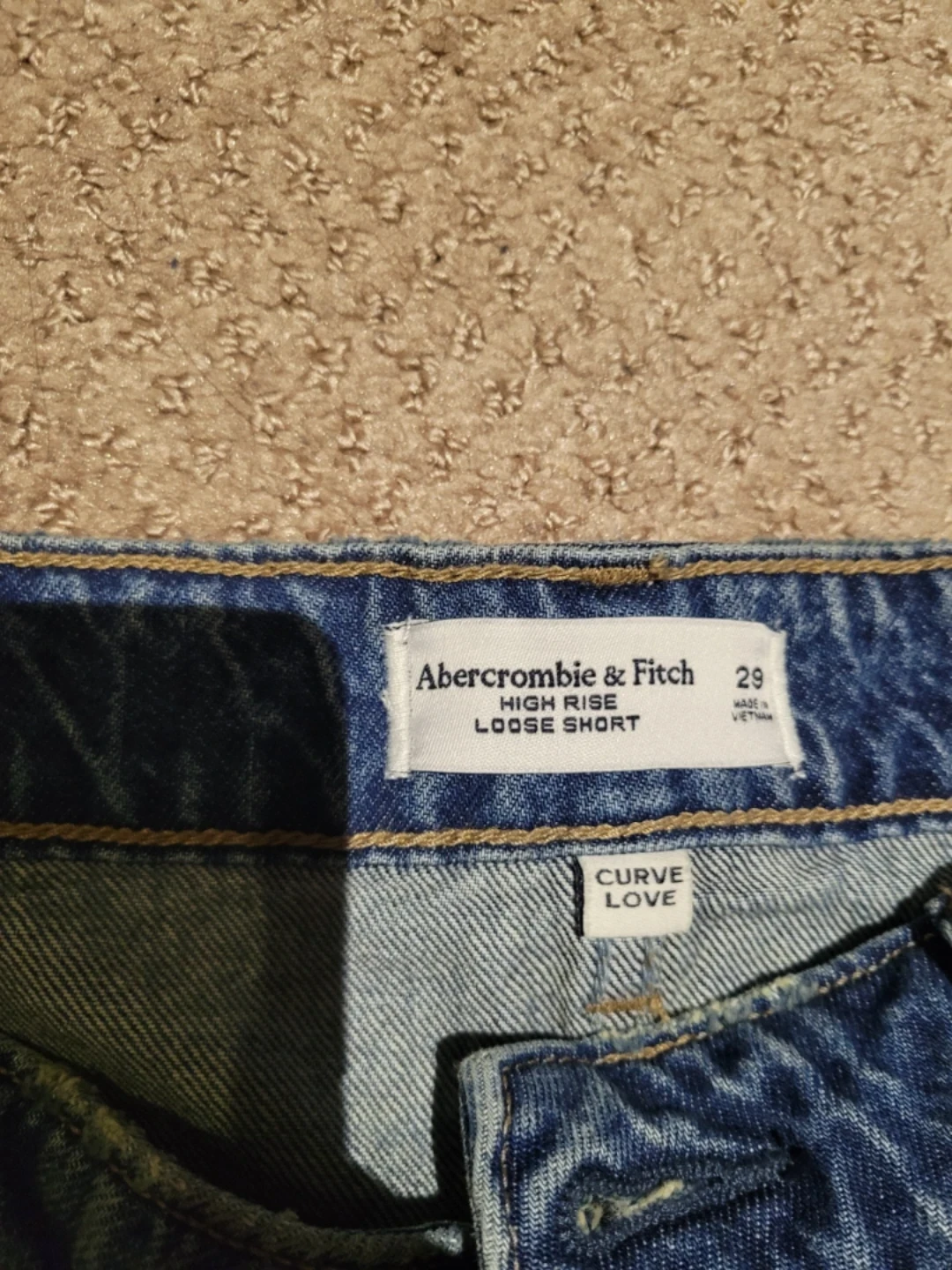 Abercrombie & Fitch High Rise Loose Shorts Size 29 - photo 2
