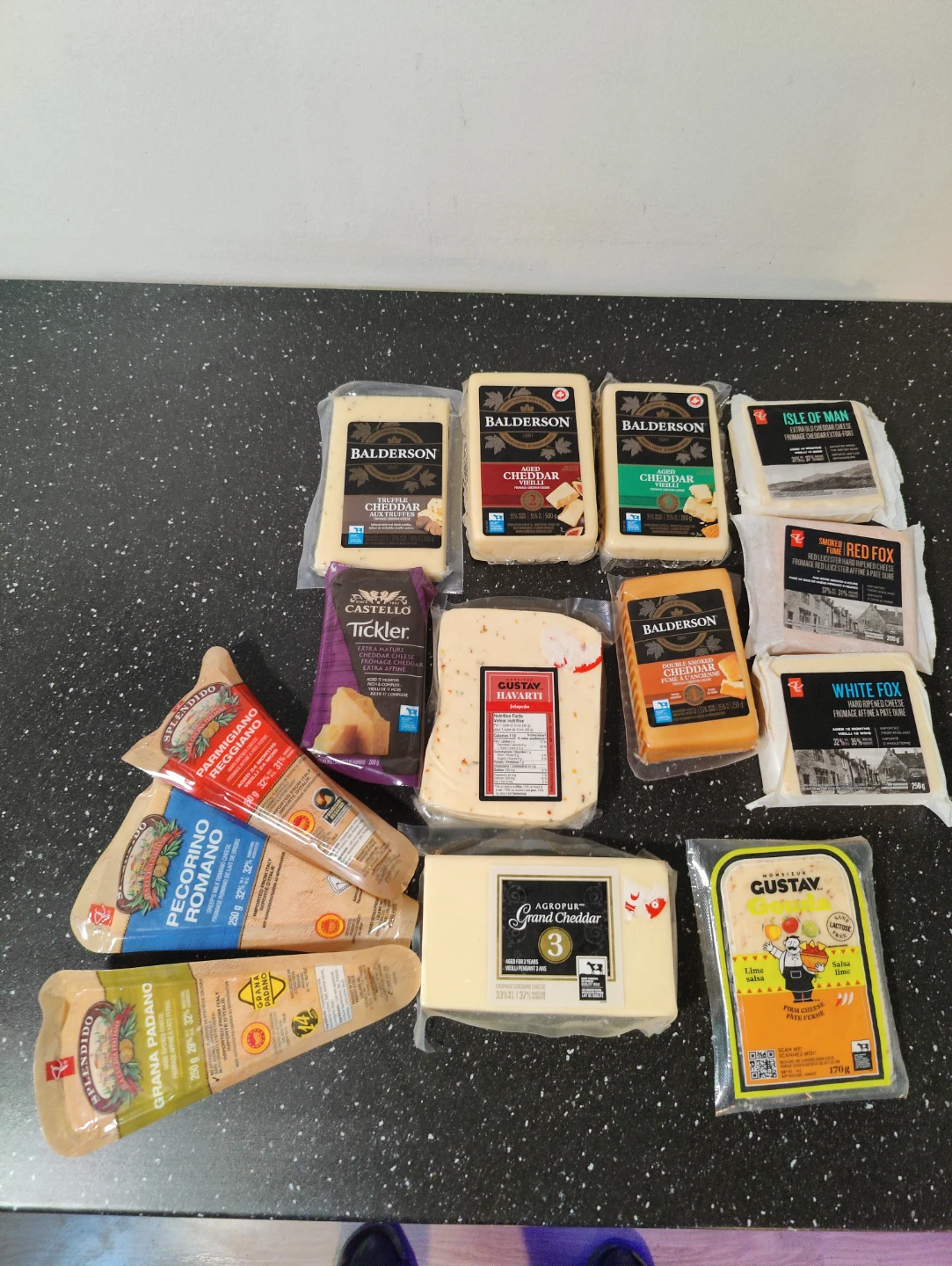 Assorted Cheeses: Balderson, Splendido, Castello & More
