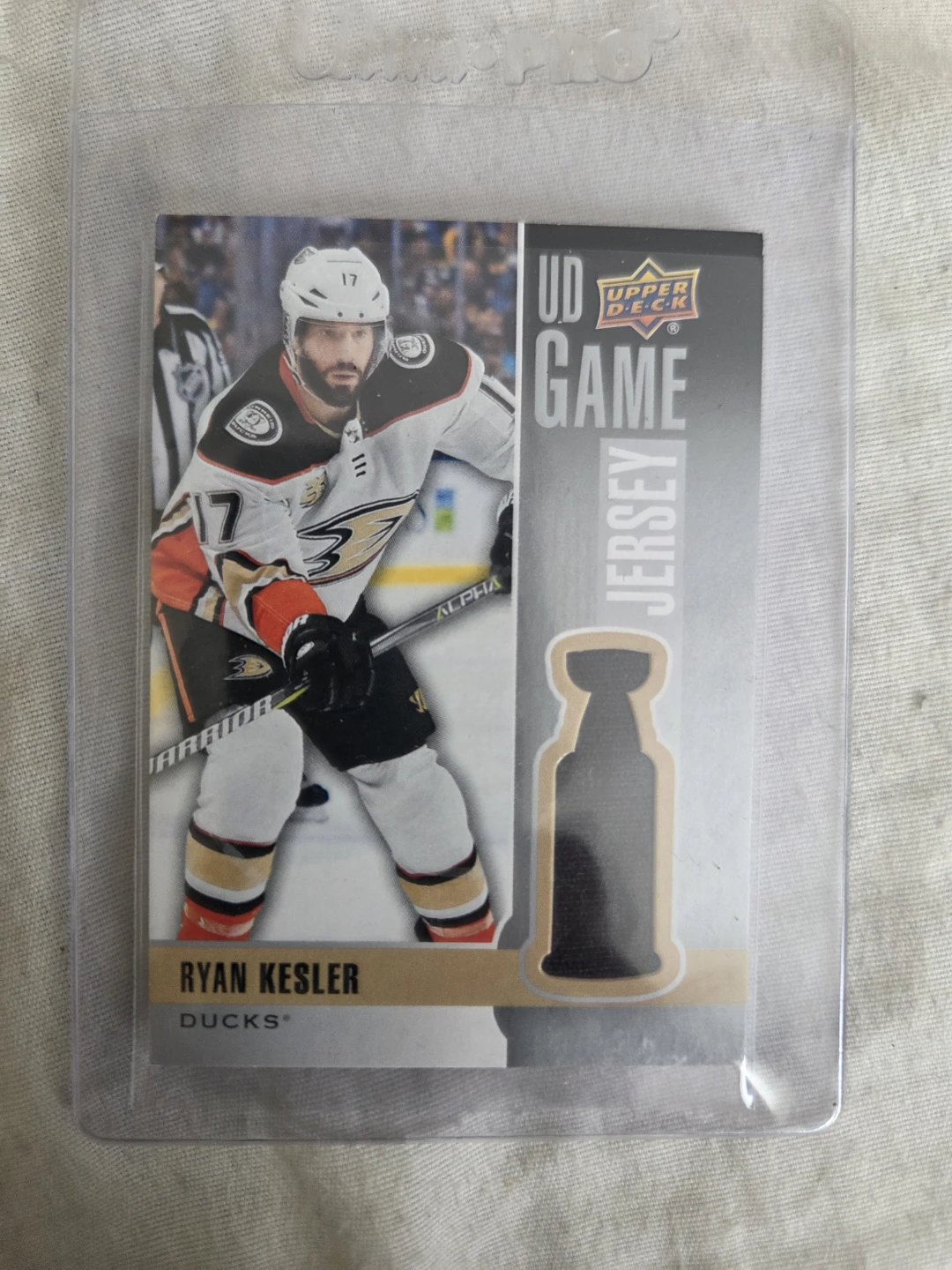 Upper Deck Ryan Kesler UD Game Jersey Hockey Card