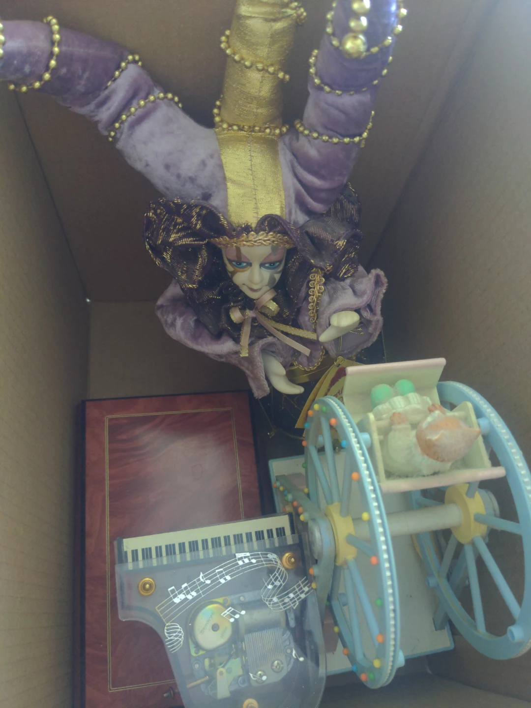 Vintage Jester and Music Box Set Blowout