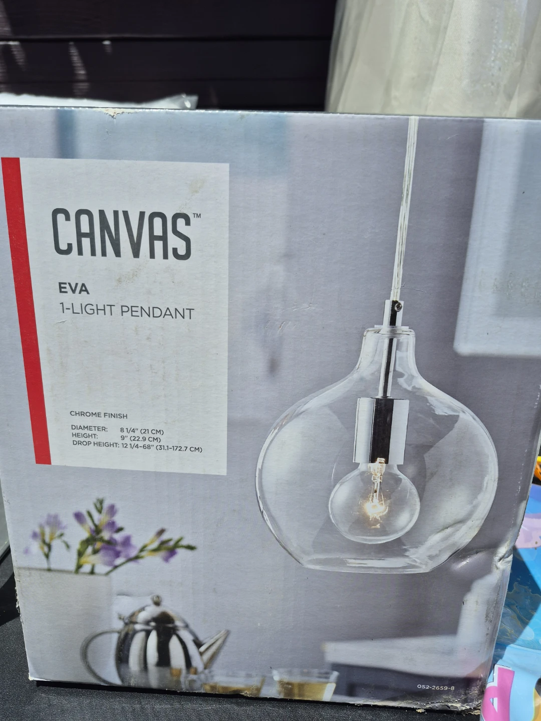 Canvas EVA 1-Light Pendant Light