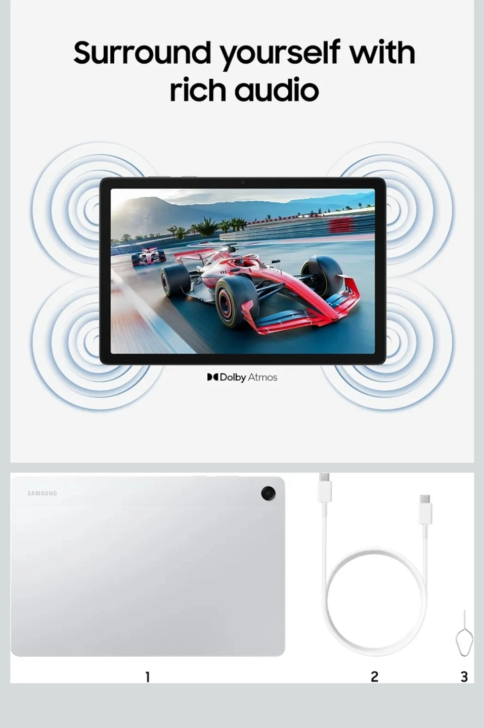 New Samsung Galaxy Tab A11+, 11 inch 90 H Display| 128 GB