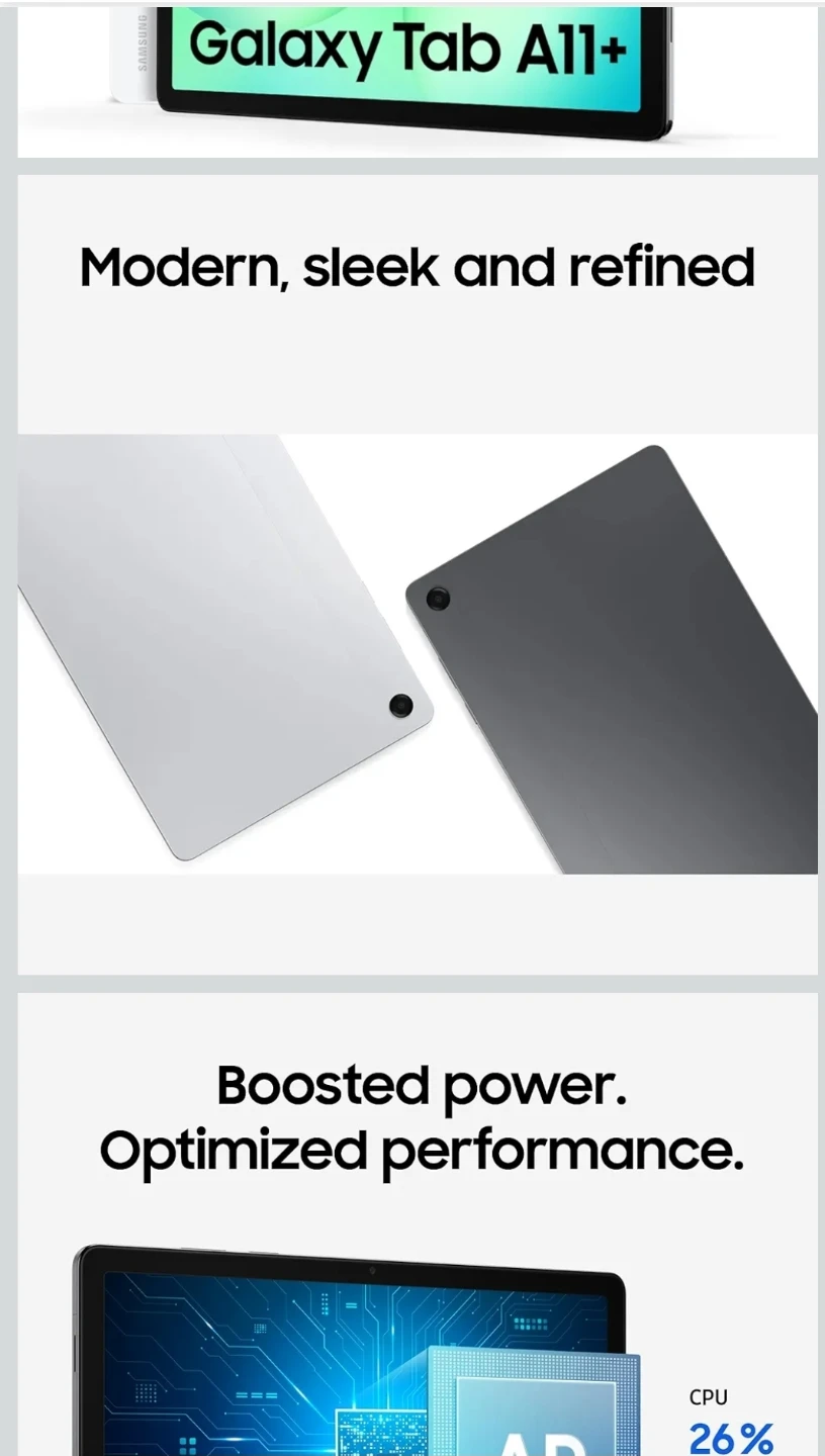New Samsung Galaxy Tab A11+, 11 inch 90 H Display| 128 GB - photo 4