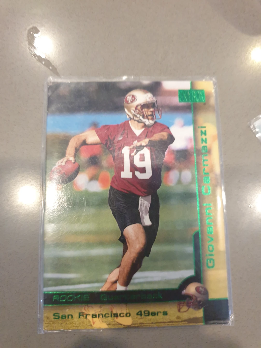 Giovanni Carmazzi 19 San Francisco 49ers Rookie Quarterback Card