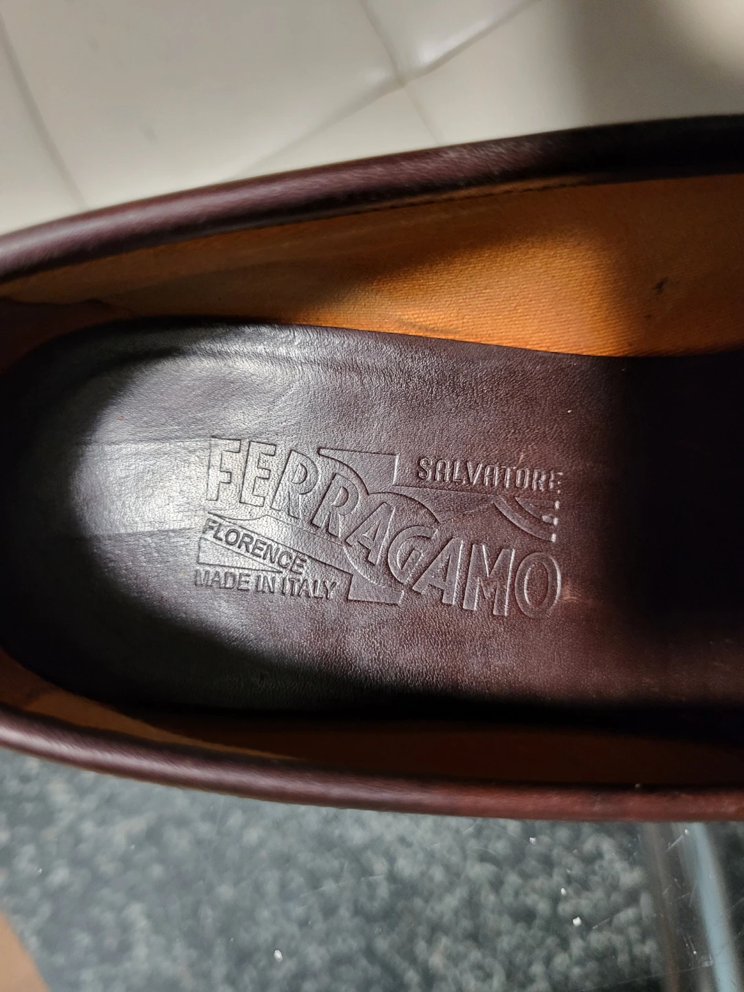 Salvatore Ferragamo Men's Dark Brown Leather Loafers - photo 2