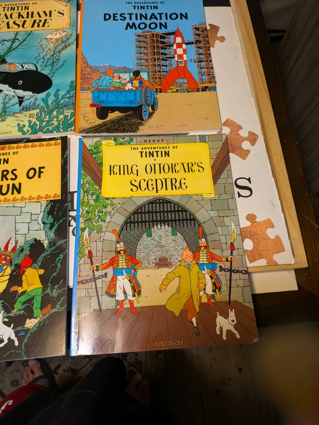 The Adventures of Tintin Books by Hergé lot of 6 - photo 2