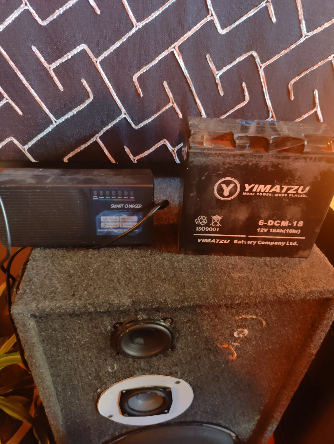 X5 12V 18AH (52 volts total)  useable with smart charger