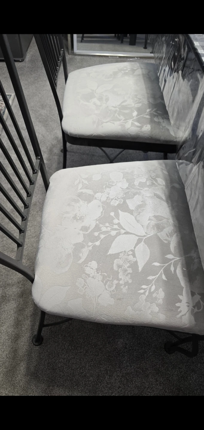 Set of 6 Dining Chairs with Floral Pattern - photo 5