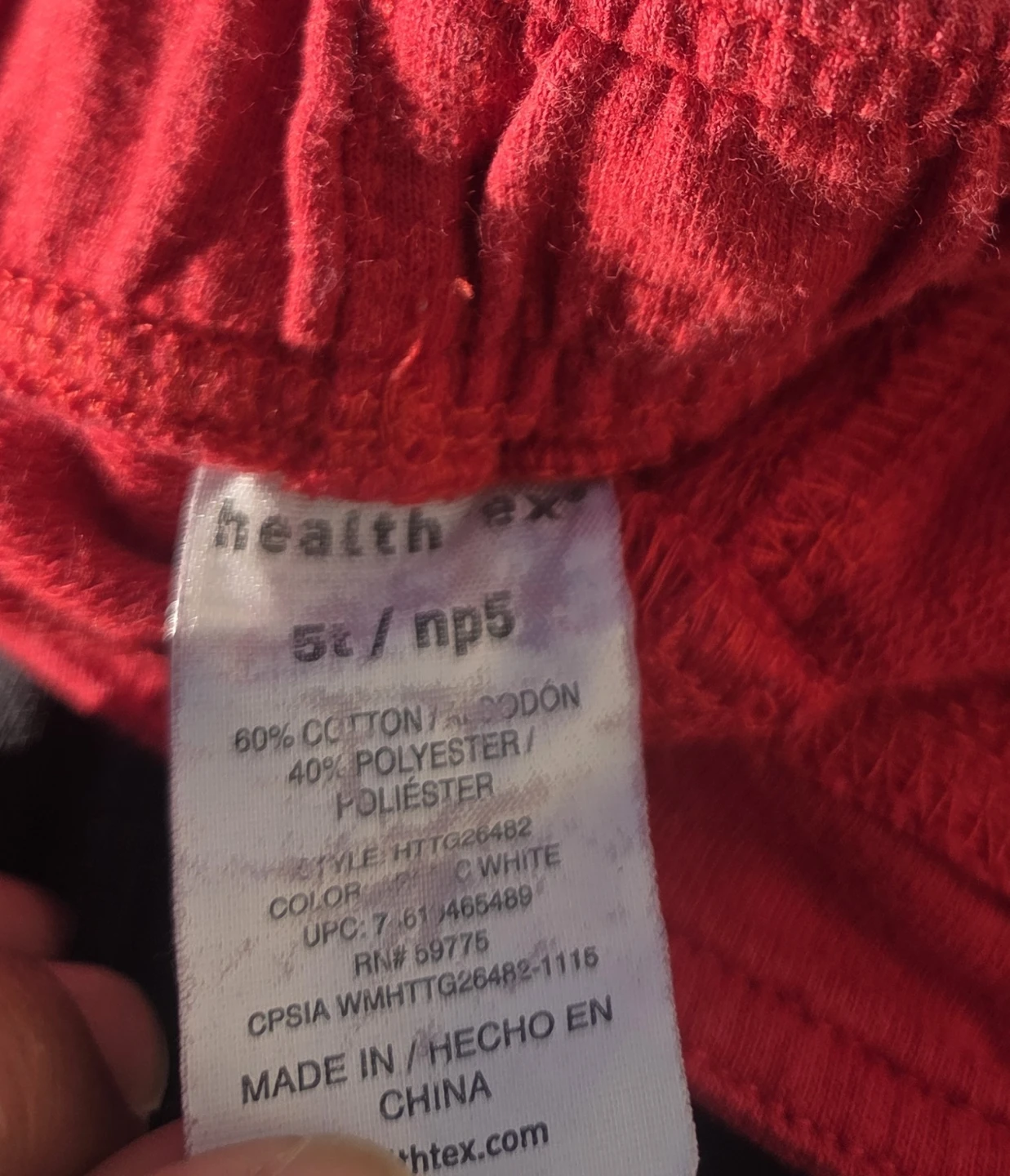 Healthtex Red Shorts Size 5T - photo 3