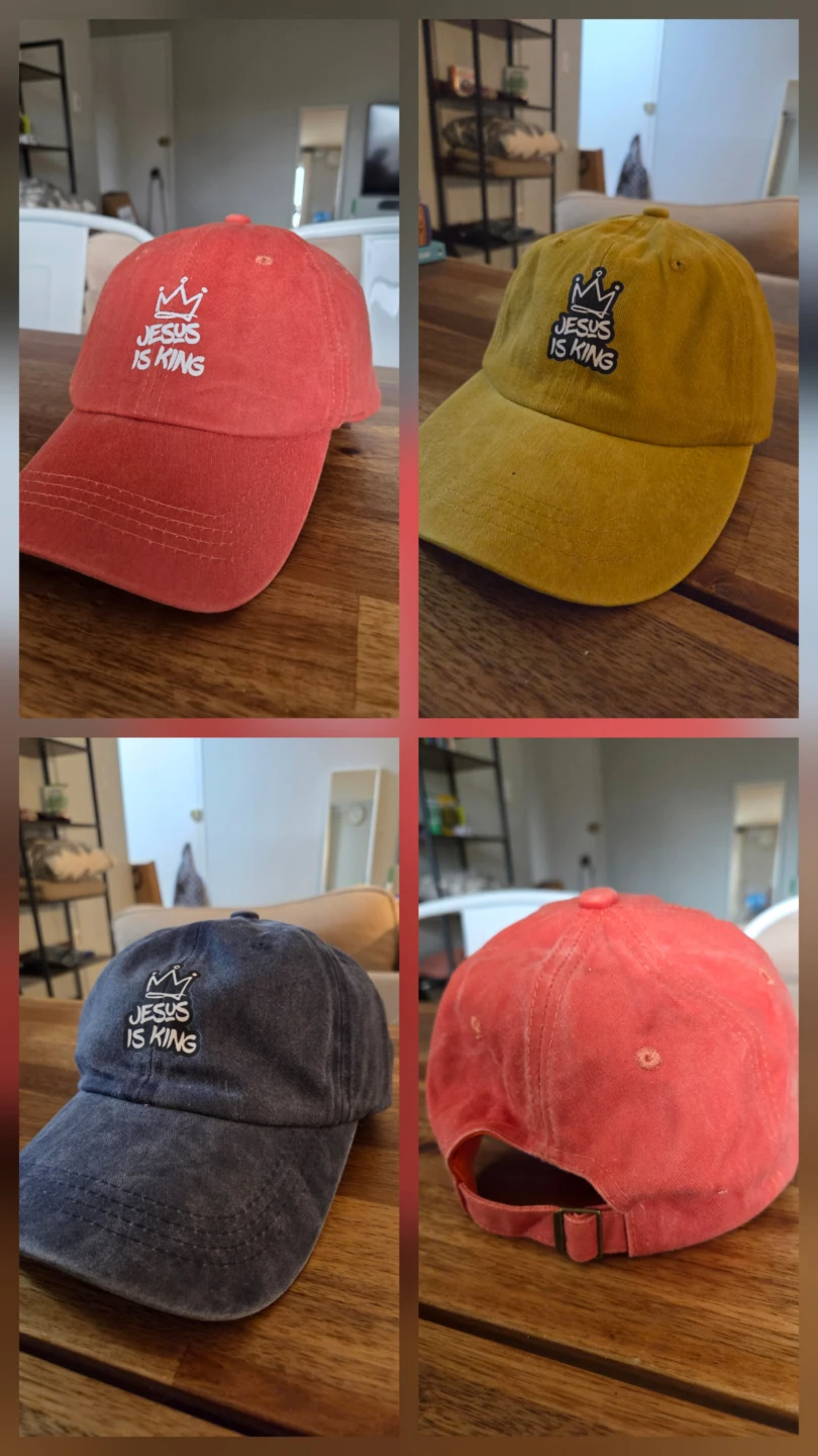Jesus Is King Christian Cap/Hat Unisex *new
