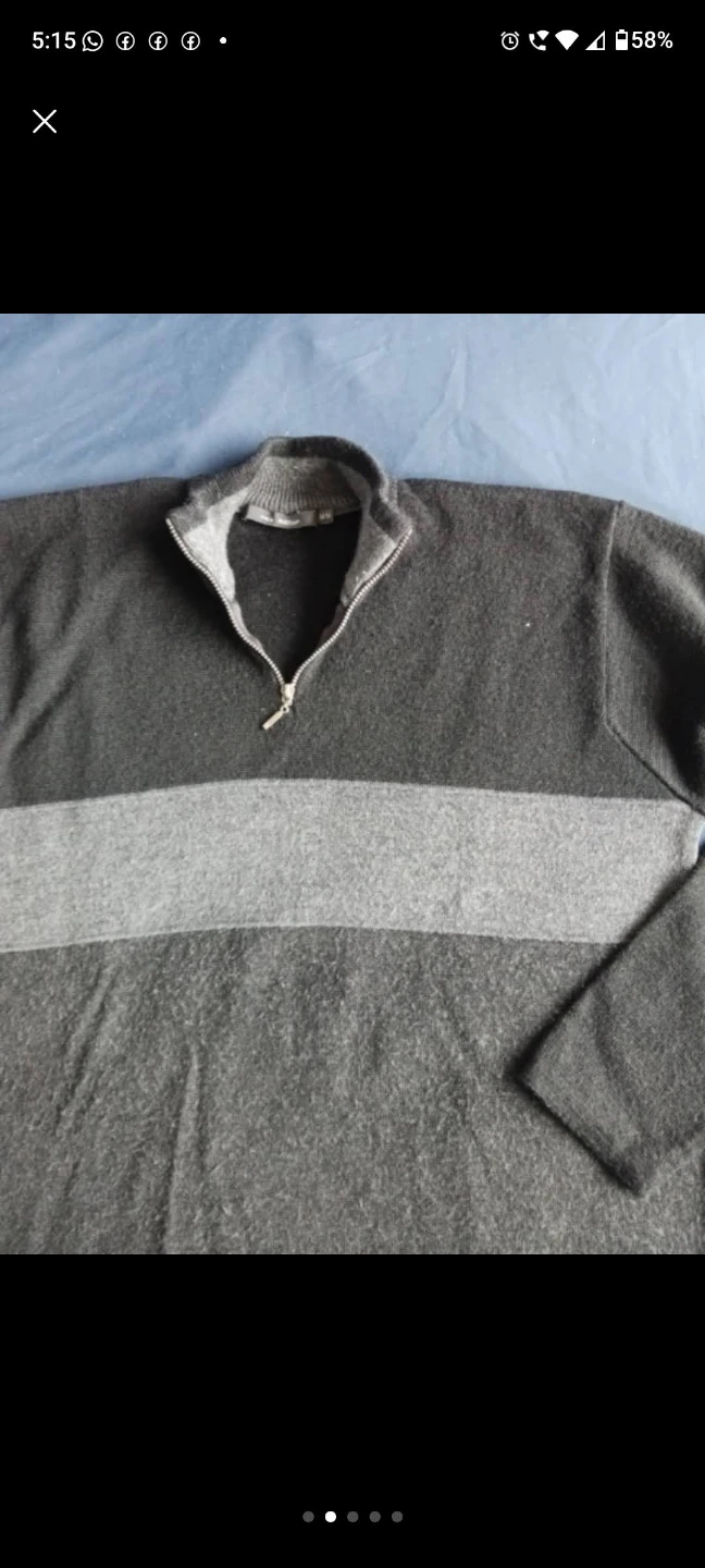 ⚽  New Edition Quarter Zip Sweater M/M
