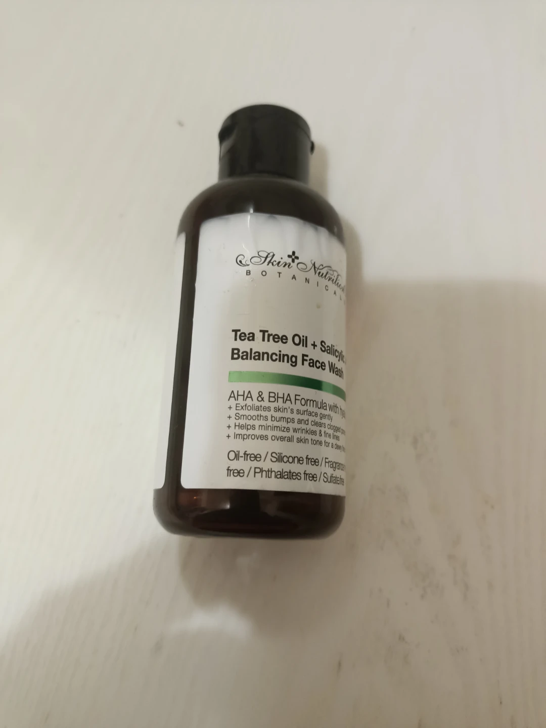 Skin Nutrition Balancing Face Wash Tea Tree Oil + Salicylic⚽