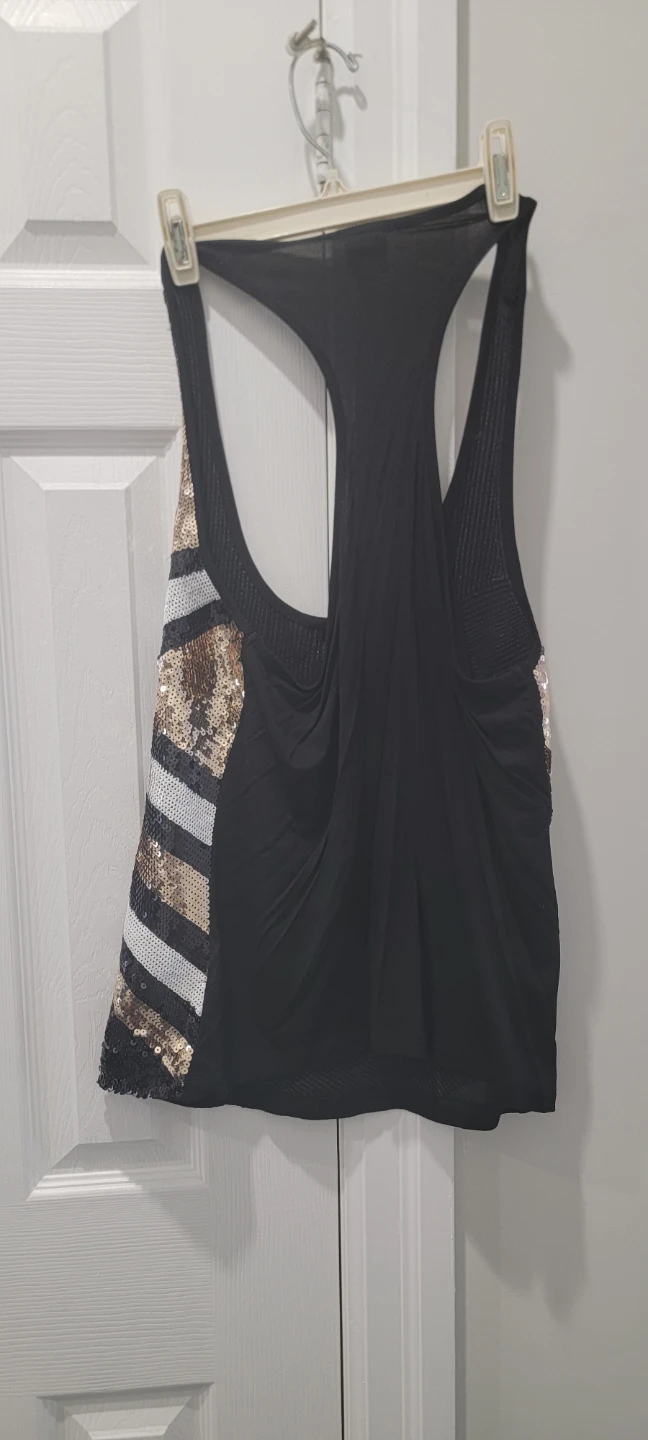 2B Bebe Tank Top Sequins Size M - photo 2