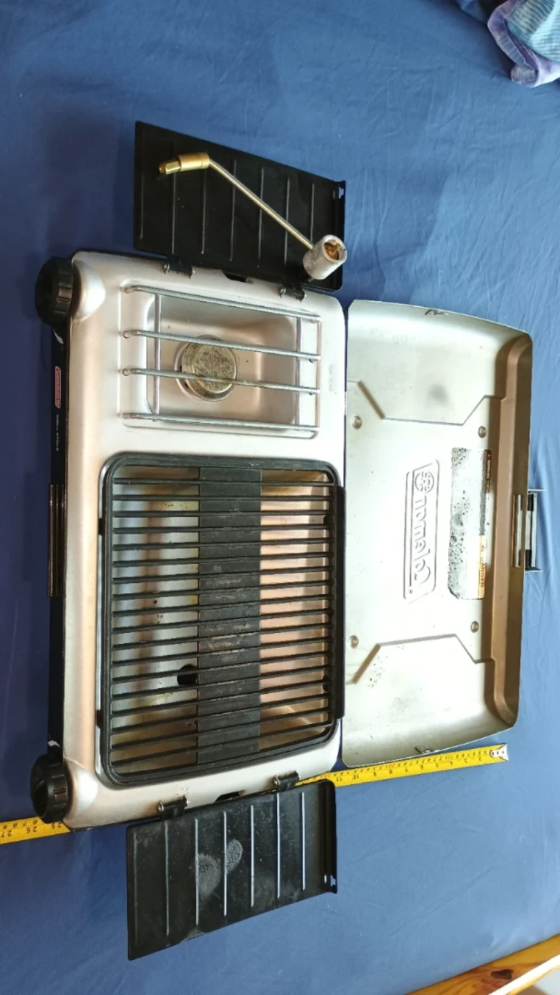 ⚽  BBQ Time! Coleman Portable Grill/Stove Combo - photo 3