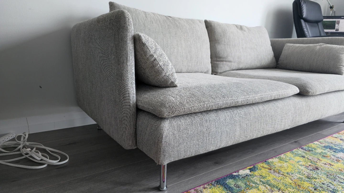 IKEA SÖDERHAMN 3-Seater Sofa - Beige/Brown
