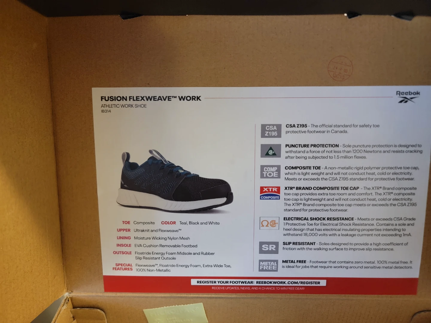 Reebok's work shoes - photo 3