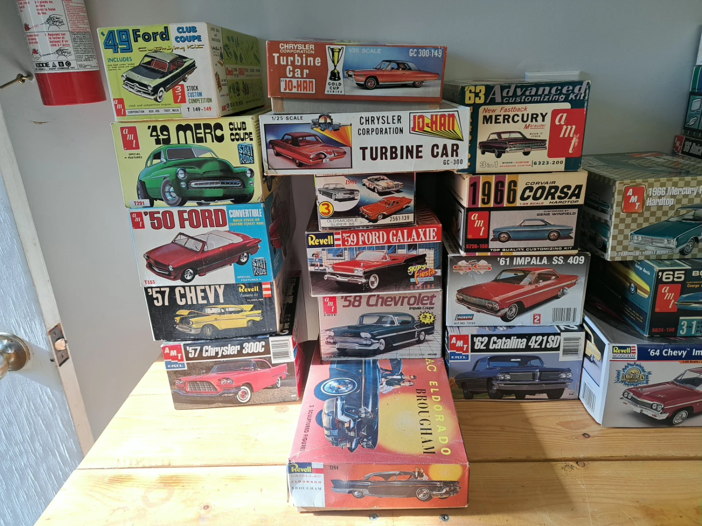 Assorted Vintage Car Kits - MPC, AMT, Jo-Han, Revell