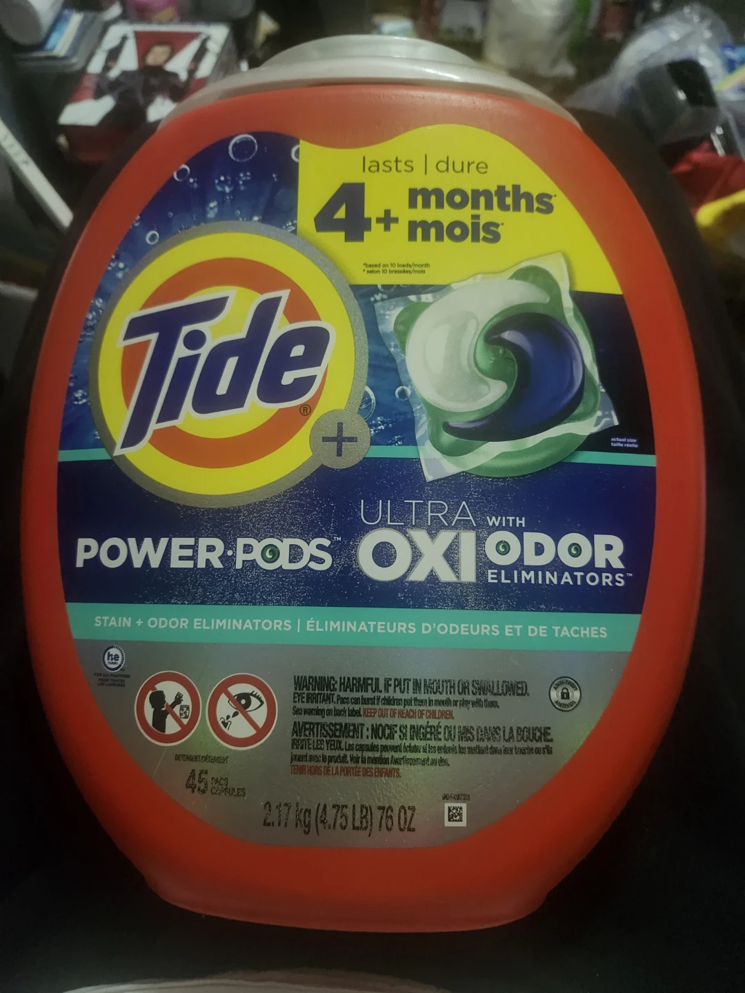 Tide Ultra Oxi Odor Eliminators Power Pods