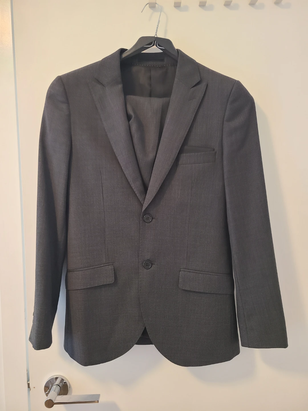 Topman Grey Suit Jacket and Trousers