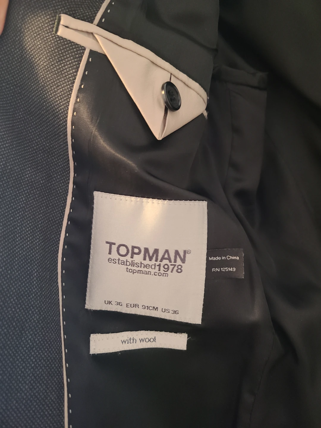 Topman Grey Suit Jacket and Trousers - photo 4