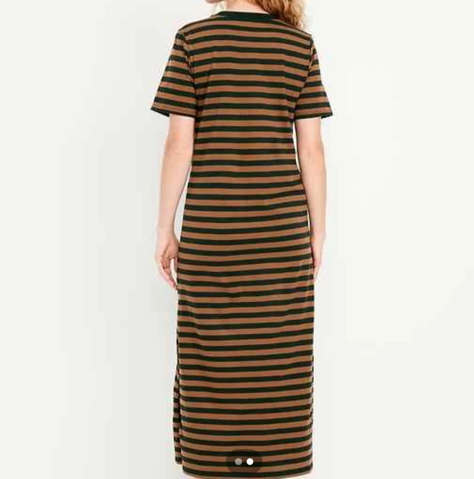 Old Navy Striped T-Shirt Maxi Dress - photo 2