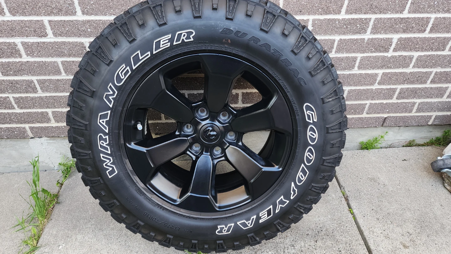 Goodyear Wrangler Duratrac Tires and Rims - photo 4