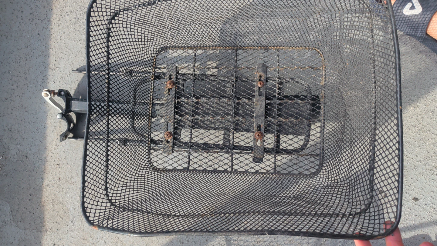 Bike Rear Rack with Basket and Reflector and Mud Guard - photo 3