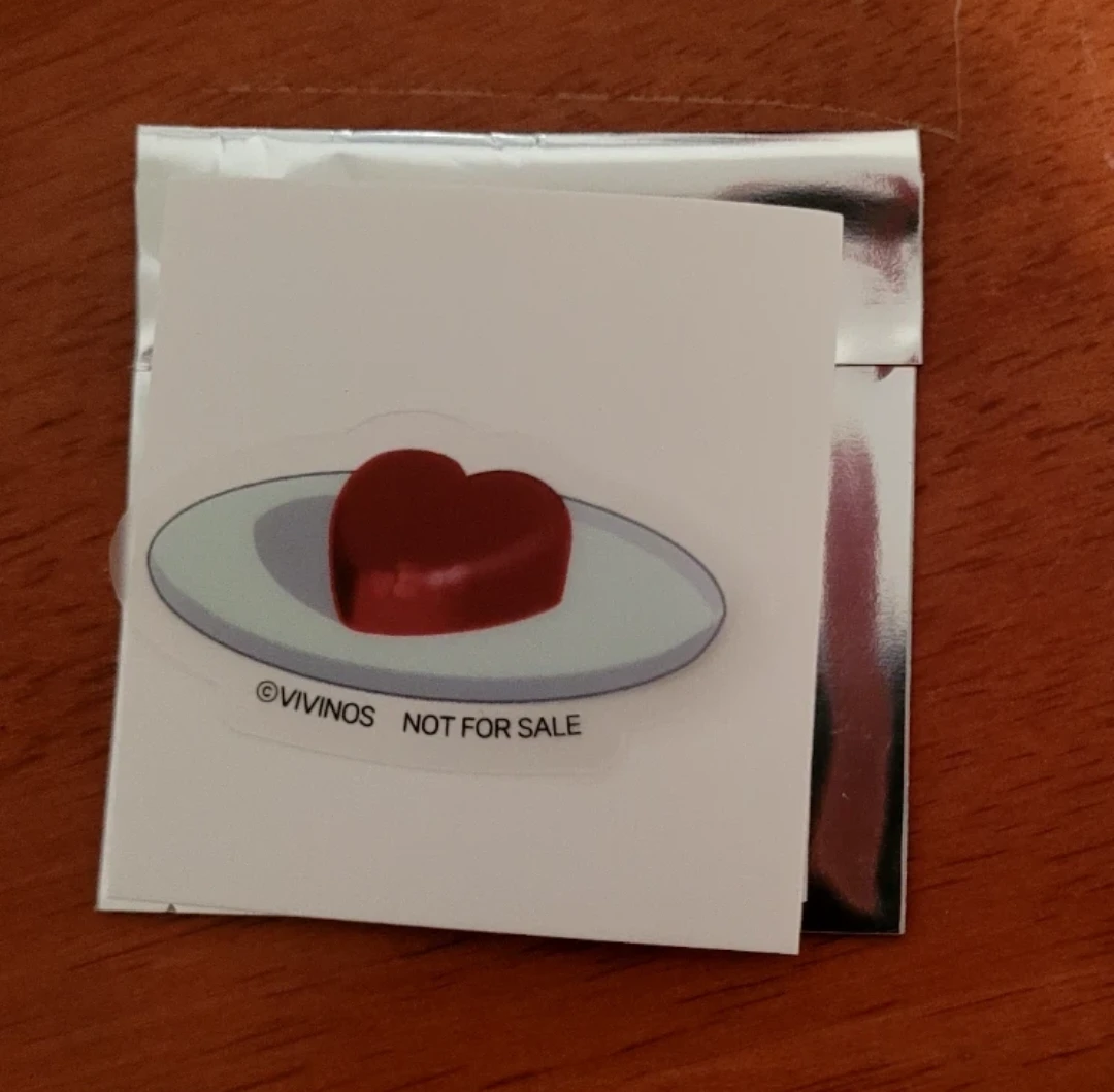 Sua A&D Cafe Heart Sticker (The Most Precious Heart)