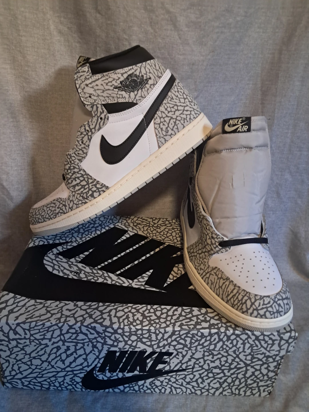 Nike Air Jordan 1 High "Elephant Print" Sneakers