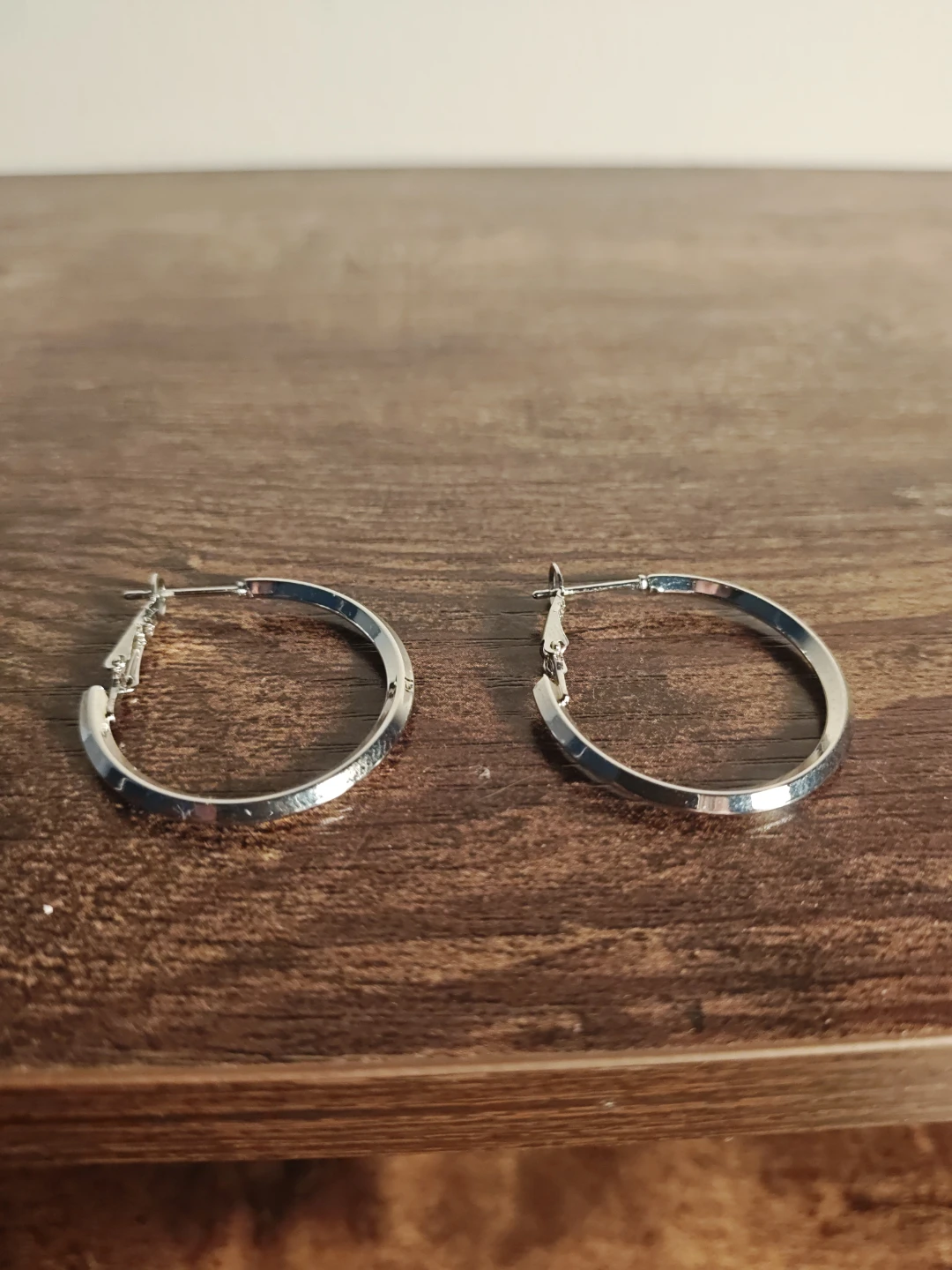 Silver Hoop Earrings