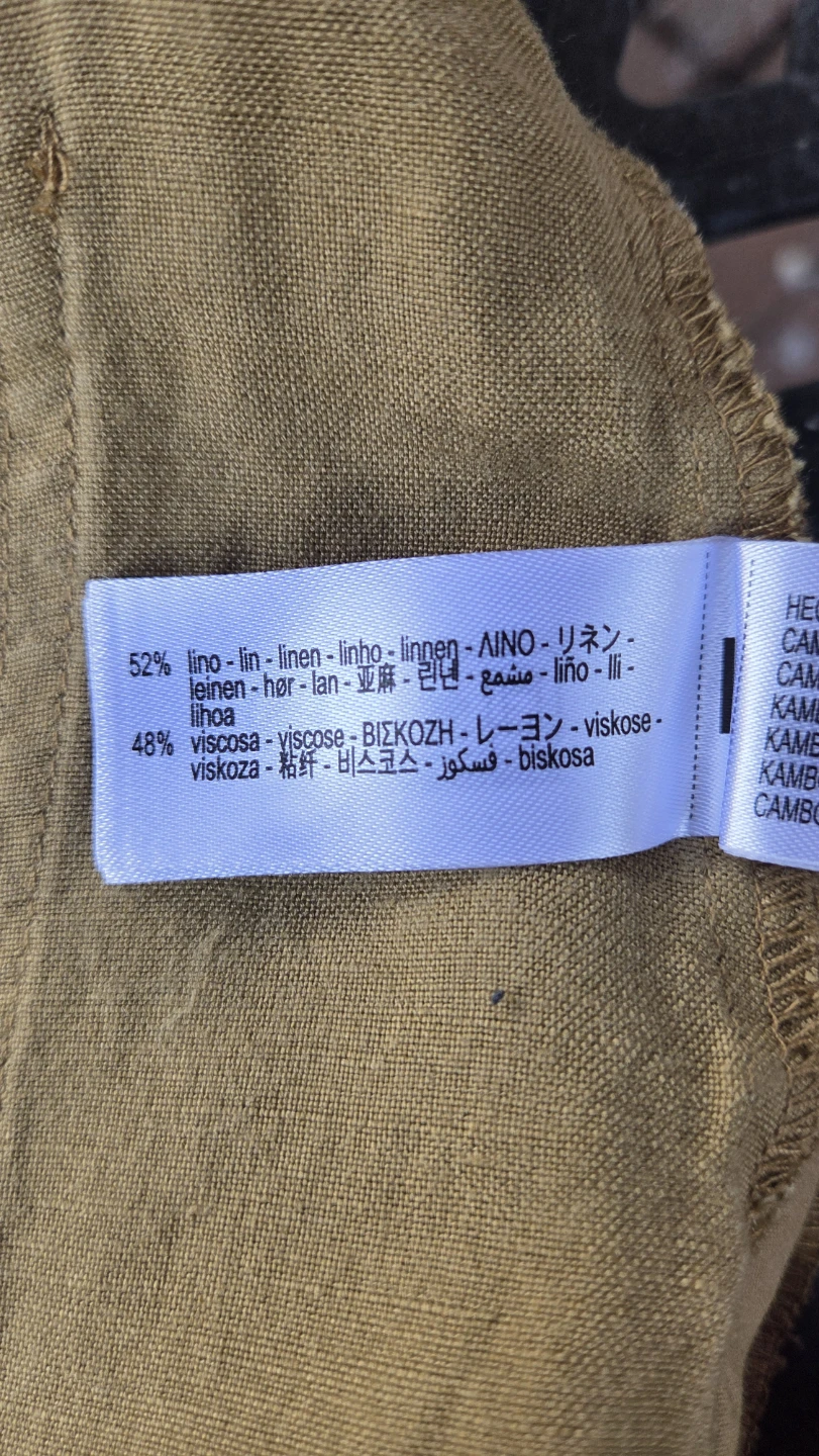 Zara Linen Blend Shorts - Size S - photo 4