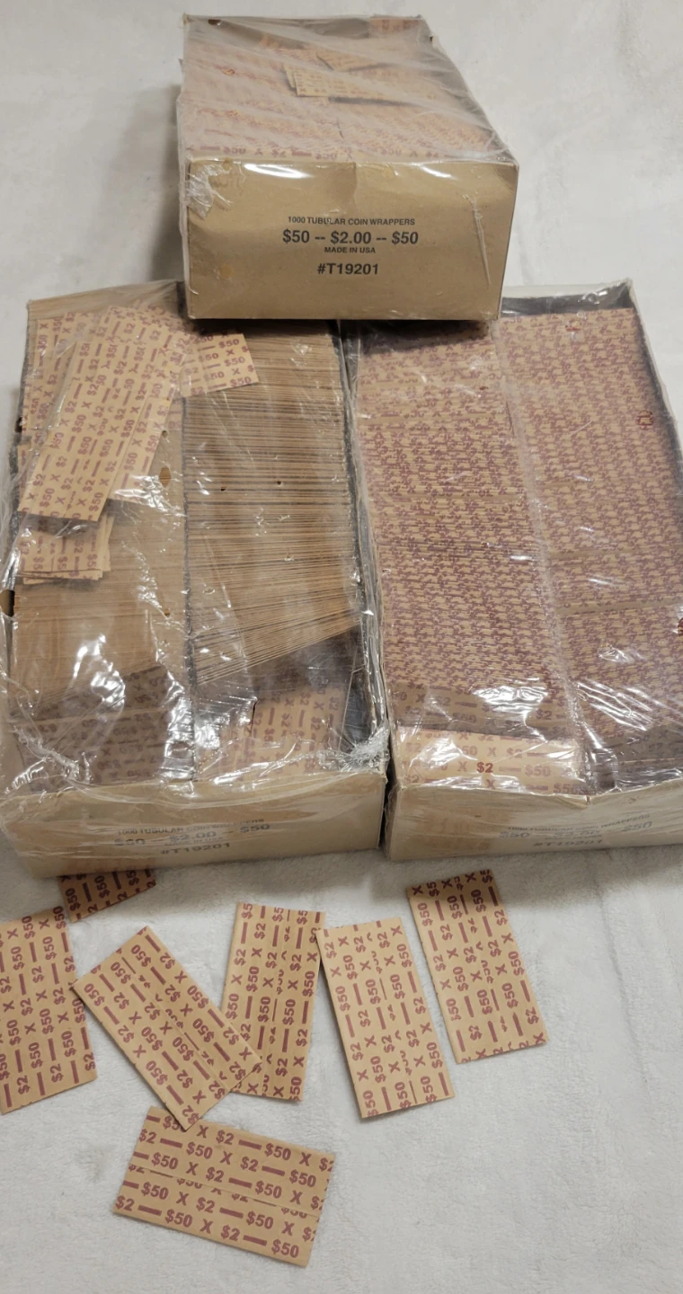 1000 Tubular Coin Wrappers - $50 - photo 2