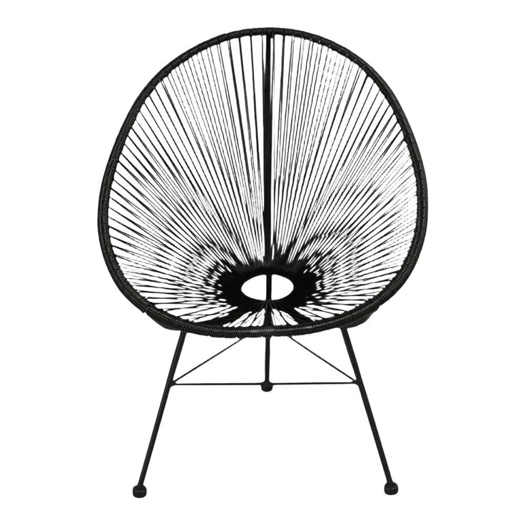 Black Acapulco Chair ×2